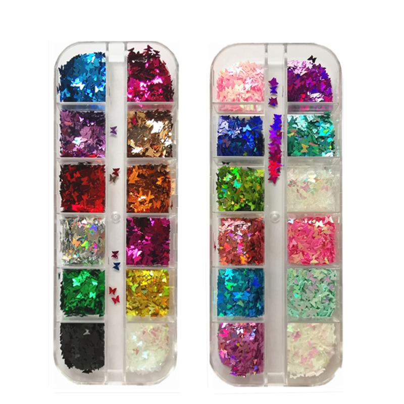 2 Boxes 24 Colors Nail Art Stickers Butterfly Nail Sequins Art Paillettes Paillette Laser Manicure Stickers
2 Boxes 24 Colors Nail Art Stickers Butterfly Nail Sequins Art Paillettes Paillette Laser Manicure Stickers