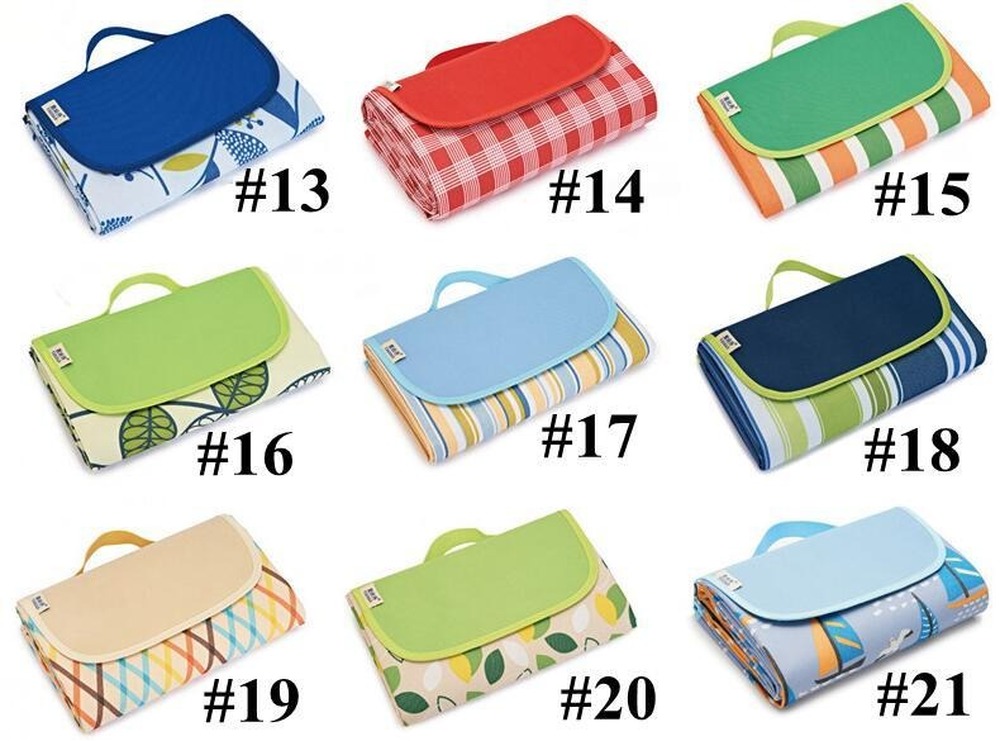 145*180cm Outdoor Sport Picnic Camping Pads Portable Folding Mat Beach Mat Oxford Cloth Sleeping Carpets Tapis De Camping Pique-Nique