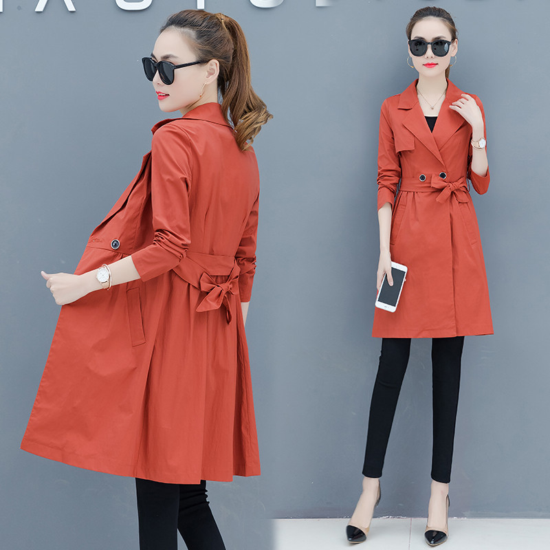 Spring Fall Long Windbreaker For Women Fashion Solid Slim Female Jacket Outerwear Ladies Long Sleeve Windbreaker Coat Belt Y248, Khaki
Spring Fall Long Windbreaker For Women Fashion Solid Slim Female Jacket Outerwear Ladies Long Sleeve Windbreaker Coat Belt Y248, Khaki