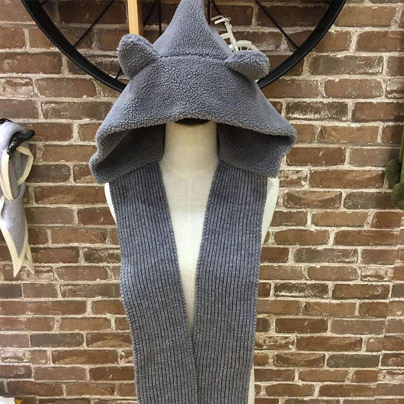 2-in-1 Cute Plush Hat Knitted Scarf for Women Girls Keep Warming Cap Winter Accessories JL, Black
2-in-1 Cute Plush Hat Knitted Scarf for Women Girls Keep Warming Cap Winter Accessories JL, Black