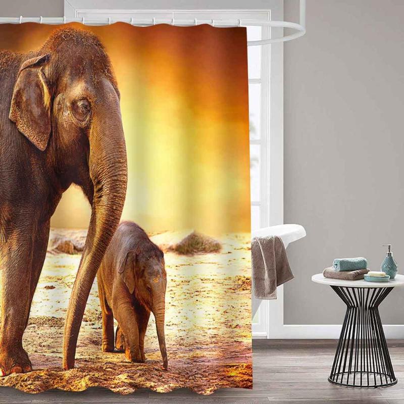 MTMETY 3D Elephant Water Shower Curtain With Hooks For Bathroom Home Decoration Thickening Waterproof Polyester Curtains 
MTMETY 3D Elephant Water Shower Curtain With Hooks For Bathroom Home Decoration Thickening Waterproof Polyester Curtains