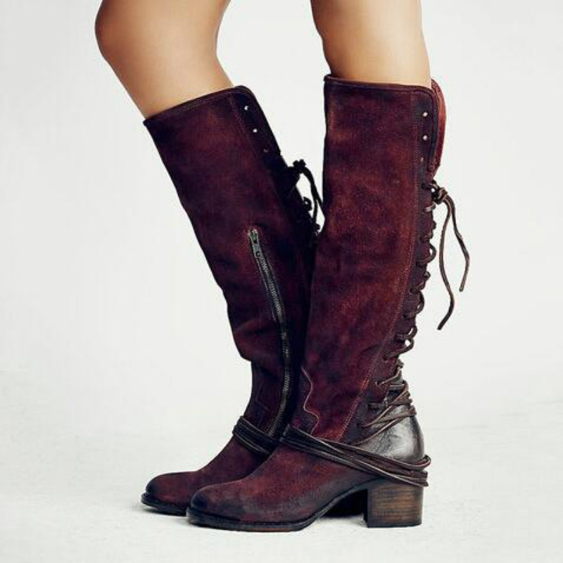 Women Boots Knee High Slim Boots Solid Retro Thigh High Women Elegant Side Zip Plus Size Shoes Motor, Black
Women Boots Knee High Slim Boots Solid Retro Thigh High Women Elegant Side Zip Plus Size Shoes Motor, Black
