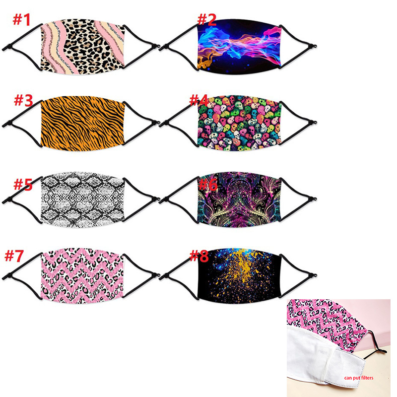100pcs Leopard Face Masks Adult Kids Washable Dustproof Adjustable Mask Outdoor Skull Print Mouth Masks with PM2.5 filter designer masks
100pcs Leopard Face Masks Adult Kids Washable Dustproof Adjustable Mask Outdoor Skull Print Mouth Masks with PM2.5 filter designer masks