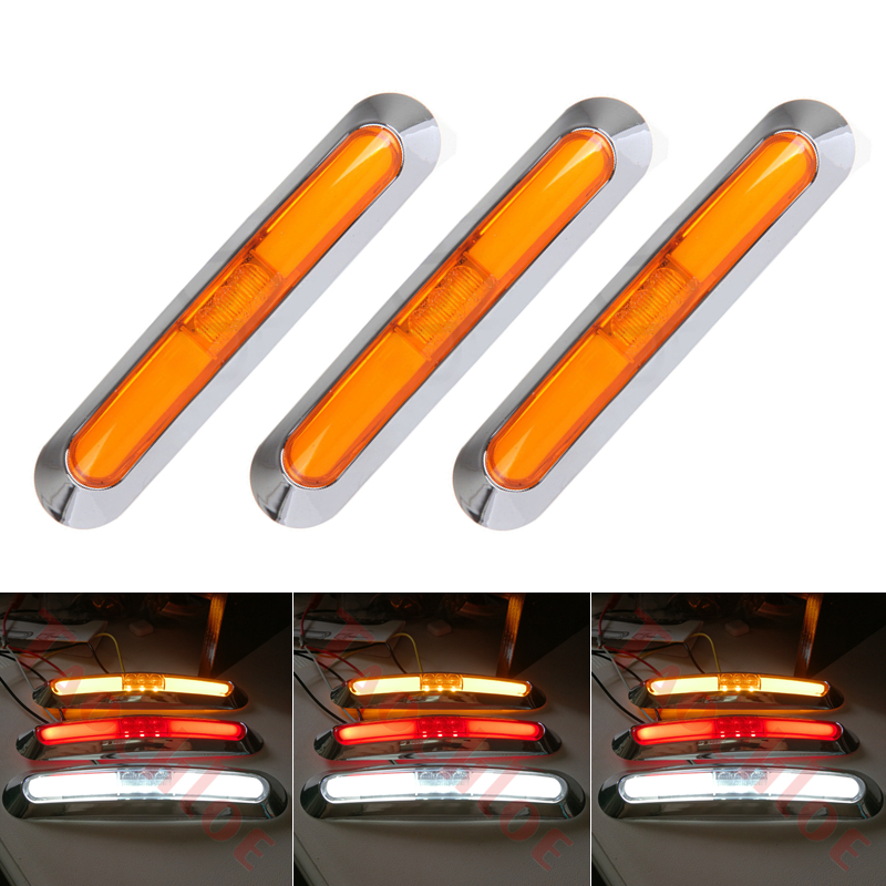 10Pcs LED Side Marker Light For Car 12V 24V Truck Trailer Lorry Bus Boat Clearance Lamps Running Light, As pic
10Pcs LED Side Marker Light For Car 12V 24V Truck Trailer Lorry Bus Boat Clearance Lamps Running Light, As pic