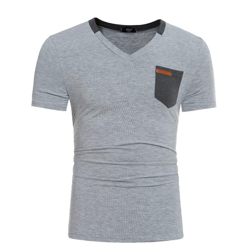 2020 foreign trade new real men short sleeve T shirt unique pocket design leisure short sleeve, Blue
2020 foreign trade new real men short sleeve T shirt unique pocket design leisure short sleeve, Blue