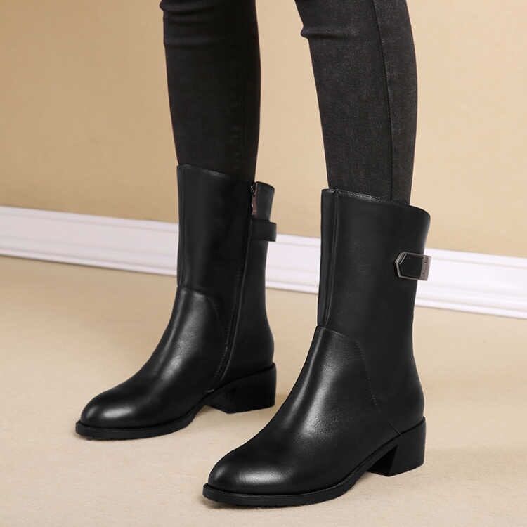 Maggie's Walker Women Fashion Genuine Leather Women Winter Mid-cal Snow Boots with Plush Lining Size 35-42, Black
Maggie's Walker Women Fashion Genuine Leather Women Winter Mid-cal Snow Boots with Plush Lining Size 35-42, Black