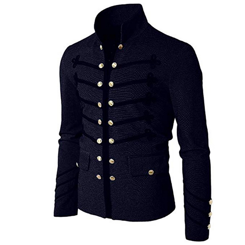 Men' Trench Coats 2021 Vintage Solid Men Gothic Jacket Steampunk Tunic Rock Frock Uniform Male Punk Metal Coat Outwear, Black
Men' Trench Coats 2021 Vintage Solid Men Gothic Jacket Steampunk Tunic Rock Frock Uniform Male Punk Metal Coat Outwear, Black