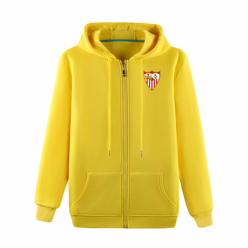 Sevilla FC 2020 trendy men's fashion casual lint outdoor sports loose jacket high-end zipper jacket hooded training football jacket, Silver
Sevilla FC 2020 trendy men's fashion casual lint outdoor sports loose jacket high-end zipper jacket hooded training football jacket, Silver