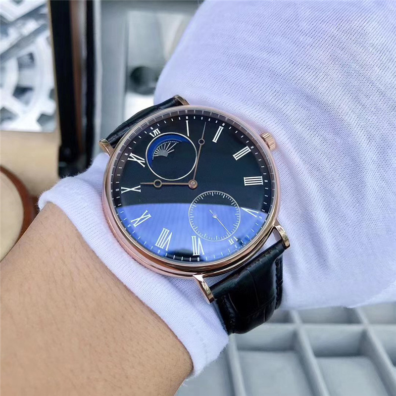 New Fashion Style Dress watch Man Watch Hand Wind Mechanical Watches black leather Men wristwatch Transparent Glass Back 055, Black face
New Fashion Style Dress watch Man Watch Hand Wind Mechanical Watches black leather Men wristwatch Transparent Glass Back 055, Black face