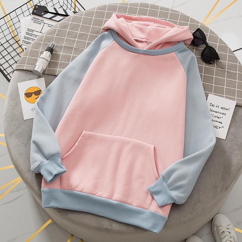 Pink Hoodie for Women Harajuku Patchwork Oversized Korean Winter Sweatshirt Pullover Streetwear Sudaderas Para Mujer Long Sleeve
Pink Hoodie for Women Harajuku Patchwork Oversized Korean Winter Sweatshirt Pullover Streetwear Sudaderas Para Mujer Long Sleeve