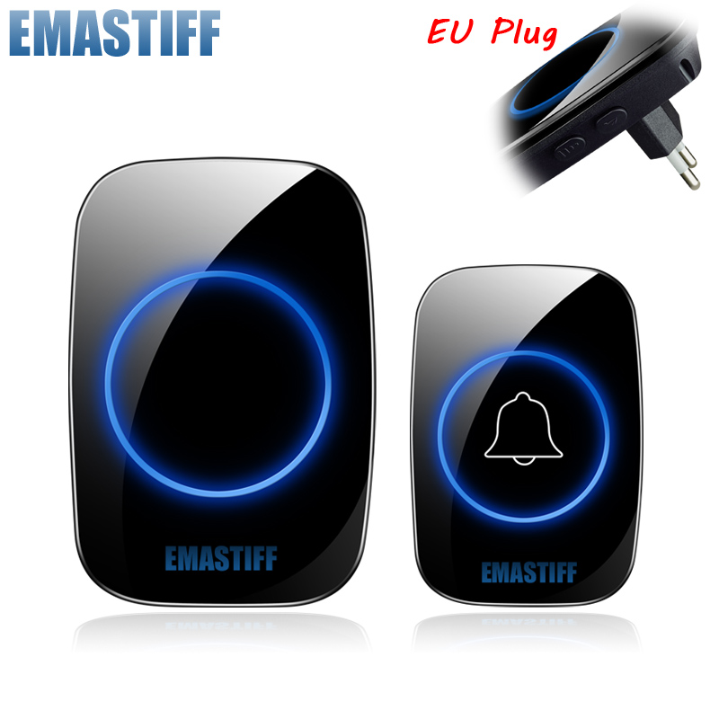 New Home Welcome Doorbell Intelligent Wireless Doorbell Waterproof 300M Remote EU AU UK US Plug smart Door Bell Chime
New Home Welcome Doorbell Intelligent Wireless Doorbell Waterproof 300M Remote EU AU UK US Plug smart Door Bell Chime