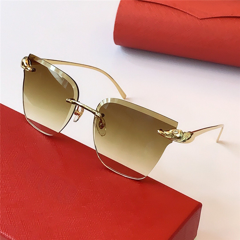 selling wholesale sunglasses 0130s cat eye frameless retro avantgarde design leopard head style sunglasses uv400 protective lens
selling wholesale sunglasses 0130s cat eye frameless retro avantgarde design leopard head style sunglasses uv400 protective lens