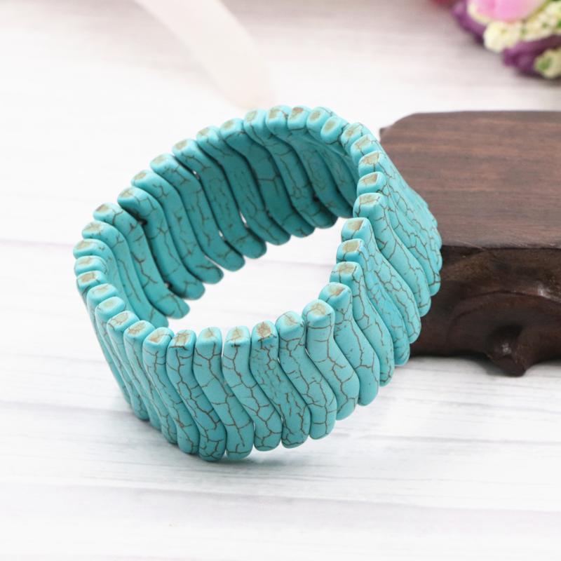 Boho Blue Turquoises Stone Beads Bracelet for Women Men Strand Bracelets Charms Bangle Wriist Accessories Wholesale Jewelry B251
Boho Blue Turquoises Stone Beads Bracelet for Women Men Strand Bracelets Charms Bangle Wriist Accessories Wholesale Jewelry B251