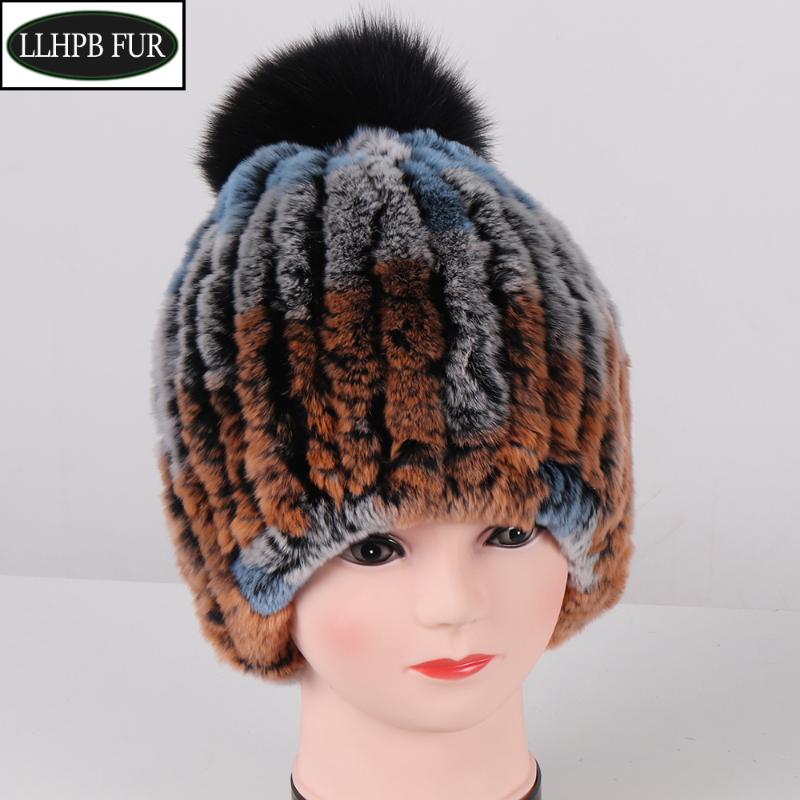 Real Fur Beanies Hats Women Good Elastic 100% Natural Rex Fur Cap Lady Winter Warm Knit Hat With Pompoms Hats, Yellow
Real Fur Beanies Hats Women Good Elastic 100% Natural Rex Fur Cap Lady Winter Warm Knit Hat With Pompoms Hats, Yellow