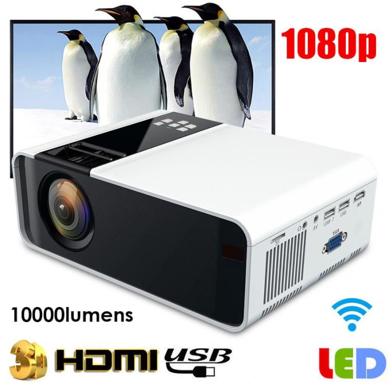 

W10 Mini Portable 4K HD LED 1080P Projector Ultra-HD 1920*1080 Projector Bluetooth WiFi home theater Android system Home Cinema