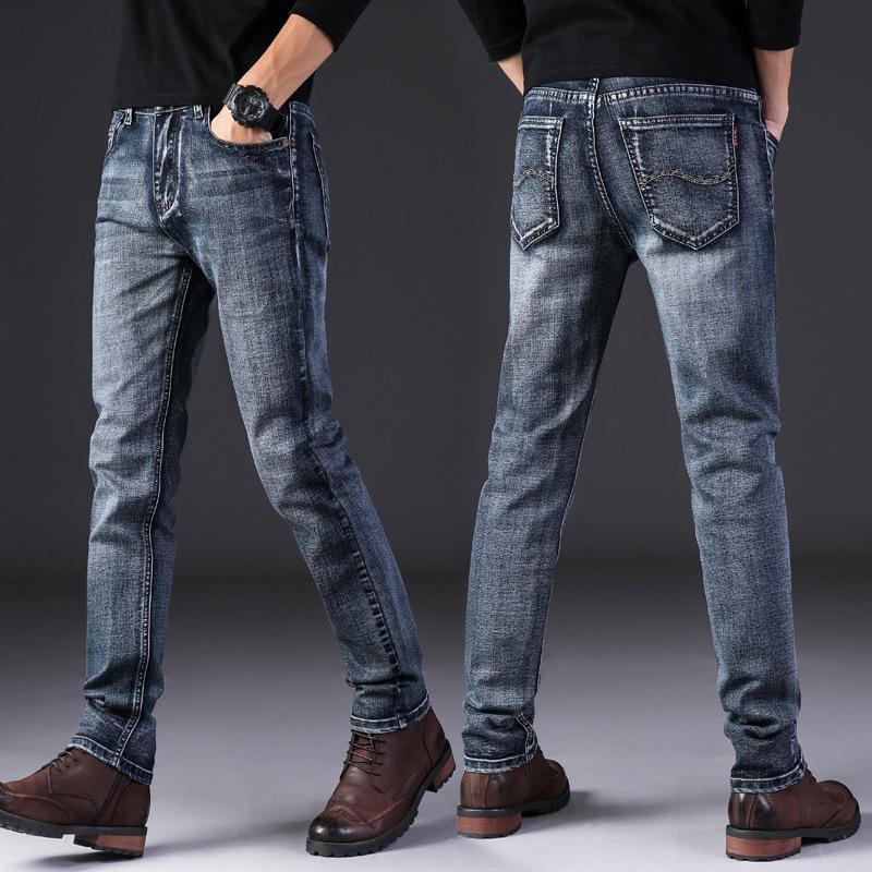 New Biker Jeans Men High Stretch Skinny Pleated Slim Fit Jean for Men Casual Hip Hop Straight Pants Plus Size, Blue
New Biker Jeans Men High Stretch Skinny Pleated Slim Fit Jean for Men Casual Hip Hop Straight Pants Plus Size, Blue