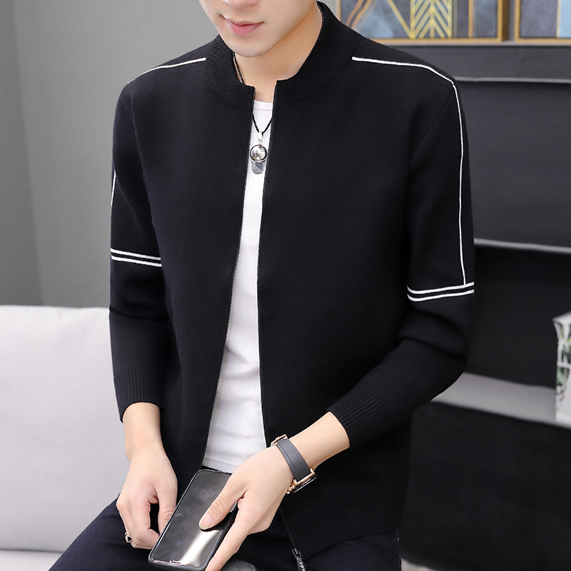 Zipper Men's Knitwear Sweater Coat Oversize Cardaigan Homme Sweater Casual Striped Black Men Autumn Winter Male Clothes, Black2046
Zipper Men's Knitwear Sweater Coat Oversize Cardaigan Homme Sweater Casual Striped Black Men Autumn Winter Male Clothes, Black2046