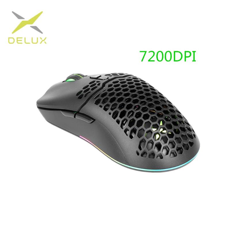 Delux M700A 7200DPI New Lightweight Wired Mouse 67g Programmable Buttons RGB Hollow-out Gaming Mice For Computer Gamer
Delux M700A 7200DPI New Lightweight Wired Mouse 67g Programmable Buttons RGB Hollow-out Gaming Mice For Computer Gamer