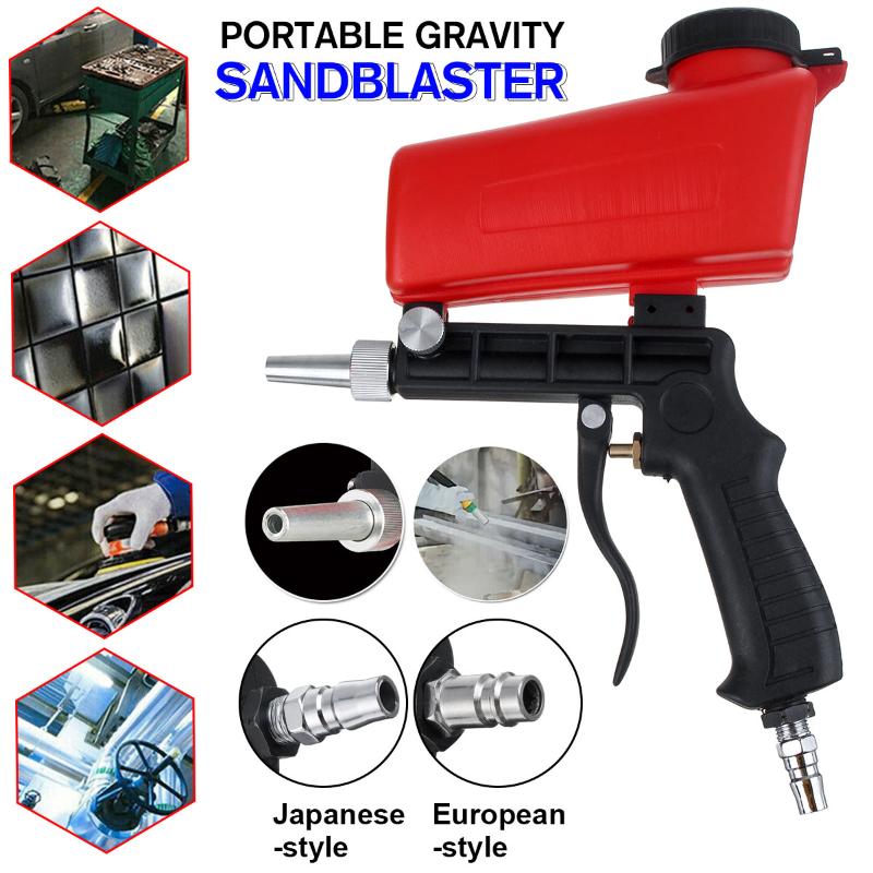 NEW 90psi Portable Gravity Sandblasting Gun Pneumatic Small Sand Blasting spray gun Adjustable Pneumatic Sandblaster
NEW 90psi Portable Gravity Sandblasting Gun Pneumatic Small Sand Blasting spray gun Adjustable Pneumatic Sandblaster