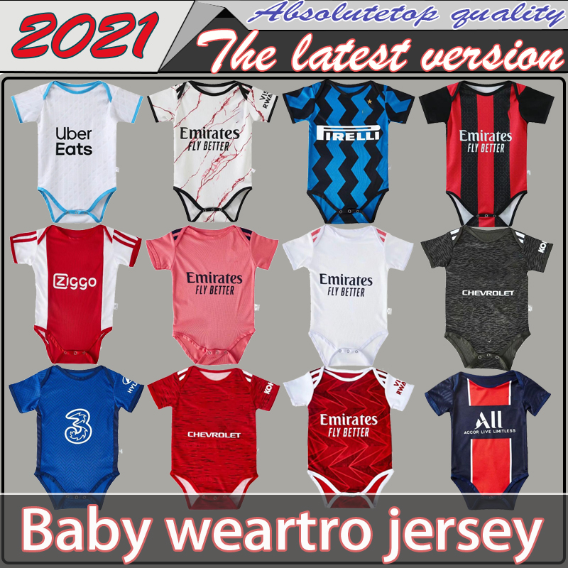 2020 2021 Baby soccer jerseys 6 to 18 months football shirts Ball Infant kits Squad Bodysuit Crawling clothes maillots futbol Top quality, Qq
2020 2021 Baby soccer jerseys 6 to 18 months football shirts Ball Infant kits Squad Bodysuit Crawling clothes maillots futbol Top quality, Qq