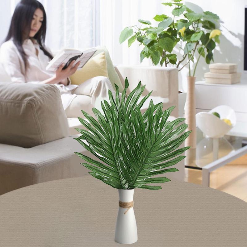 Artificial 6Pcs Artificial Palm Vivid Leaves Tropical Plant Beach Home Office Party Decoration Plants Garden Home, Green
Artificial 6Pcs Artificial Palm Vivid Leaves Tropical Plant Beach Home Office Party Decoration Plants Garden Home, Green