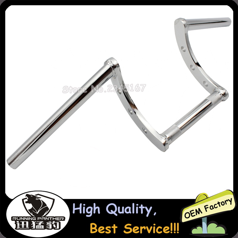 Silver Custom 1" 25mm or 7/8'' 22mm Z Bar Pullback Motorcycle Handlebar For Chopper Bobber Softail Dyna
Silver Custom 1" 25mm or 7/8'' 22mm Z Bar Pullback Motorcycle Handlebar For Chopper Bobber Softail Dyna