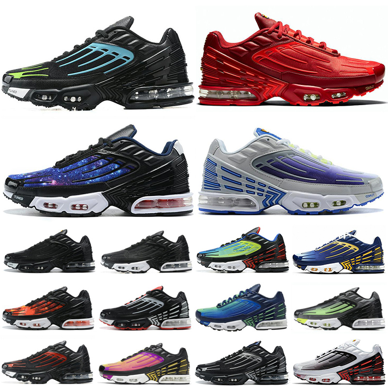 New Womens Mens Running Shoes Tn 3 Tuned red spider TN Plus 3 III Triple Black Hyper Royal Crimson des chaussures trainers sneakers, Black red 39-45
New Womens Mens Running Shoes Tn 3 Tuned red spider TN Plus 3 III Triple Black Hyper Royal Crimson des chaussures trainers sneakers, Black red 39-45