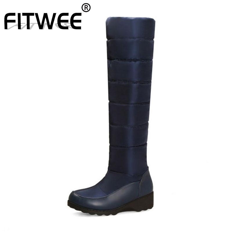 FITWEE 2020 New Winter Warm Knee High Boots Casual Keep Warm Brand Snow Boots Fashion Shoes Woman Footwear Size 33-43, Red
FITWEE 2020 New Winter Warm Knee High Boots Casual Keep Warm Brand Snow Boots Fashion Shoes Woman Footwear Size 33-43, Red