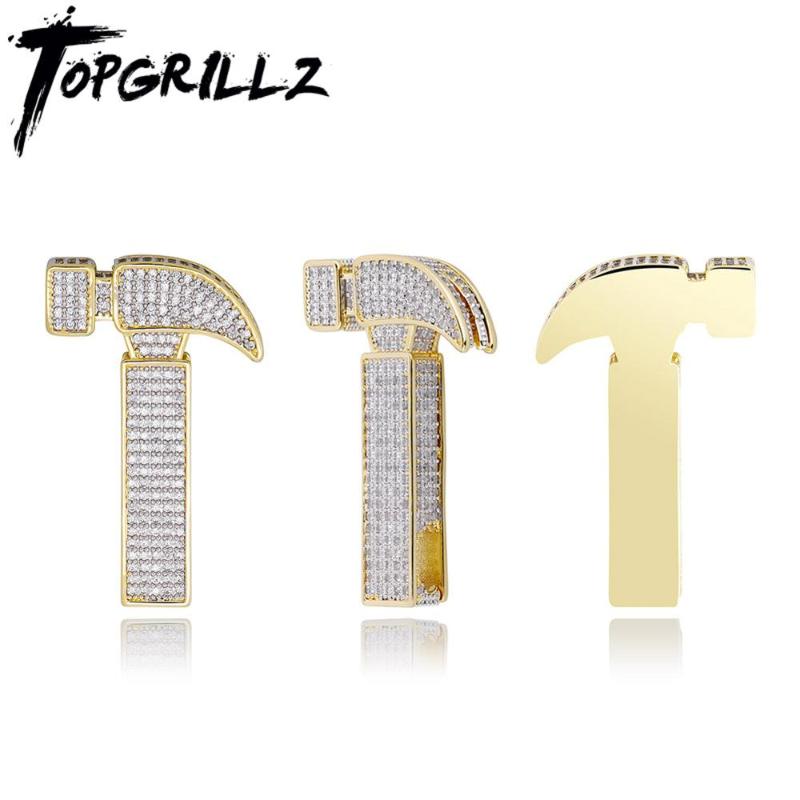 TOPGRILLZ Hammer Pendant Iced Full Zircon Cubic Zirconia Pendant Hip Hop Fashion Jewelry For Men
TOPGRILLZ Hammer Pendant Iced Full Zircon Cubic Zirconia Pendant Hip Hop Fashion Jewelry For Men