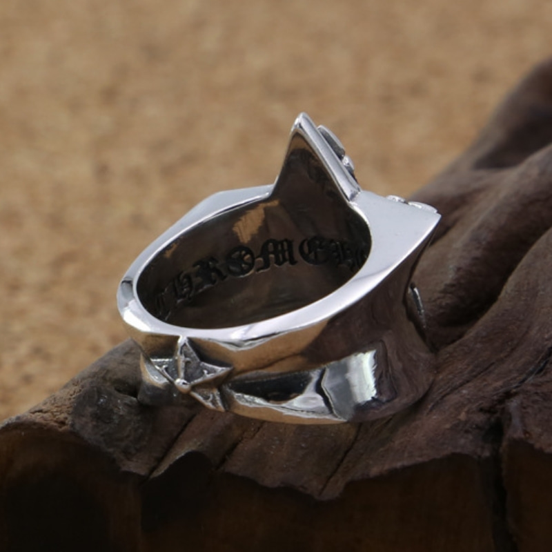 Vintage style 925 sterling silver handmade jewelry antique silver star band rings American European designer men's rings free shipping