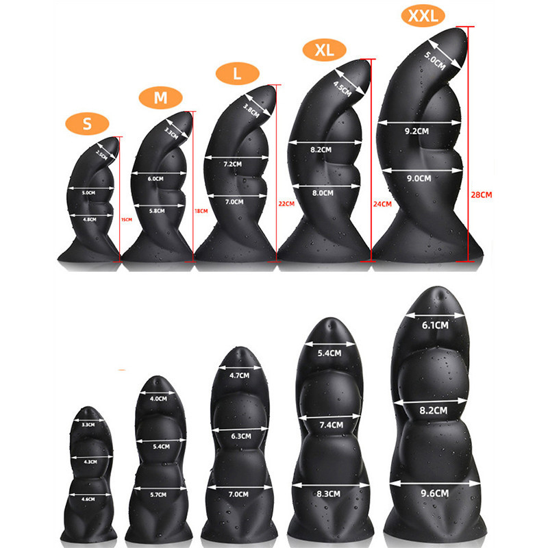 Huge Gay Anal Toy Silicone Large Anal Plug Butt Plug Prostate Massage Vaginal Anus Stimulation Dilator Sex Toys For Men Women T200901
