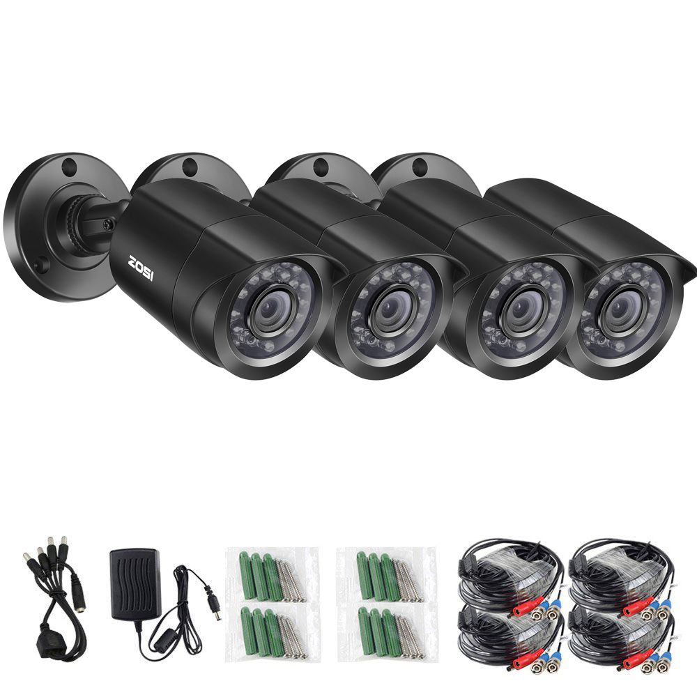 4pcs lot 1080p HD-TVI CCTV Security Camera ,65ft Night Vision ,Outdoor Whetherproof Surveillance Camera Kit
4pcs lot 1080p HD-TVI CCTV Security Camera ,65ft Night Vision ,Outdoor Whetherproof Surveillance Camera Kit
