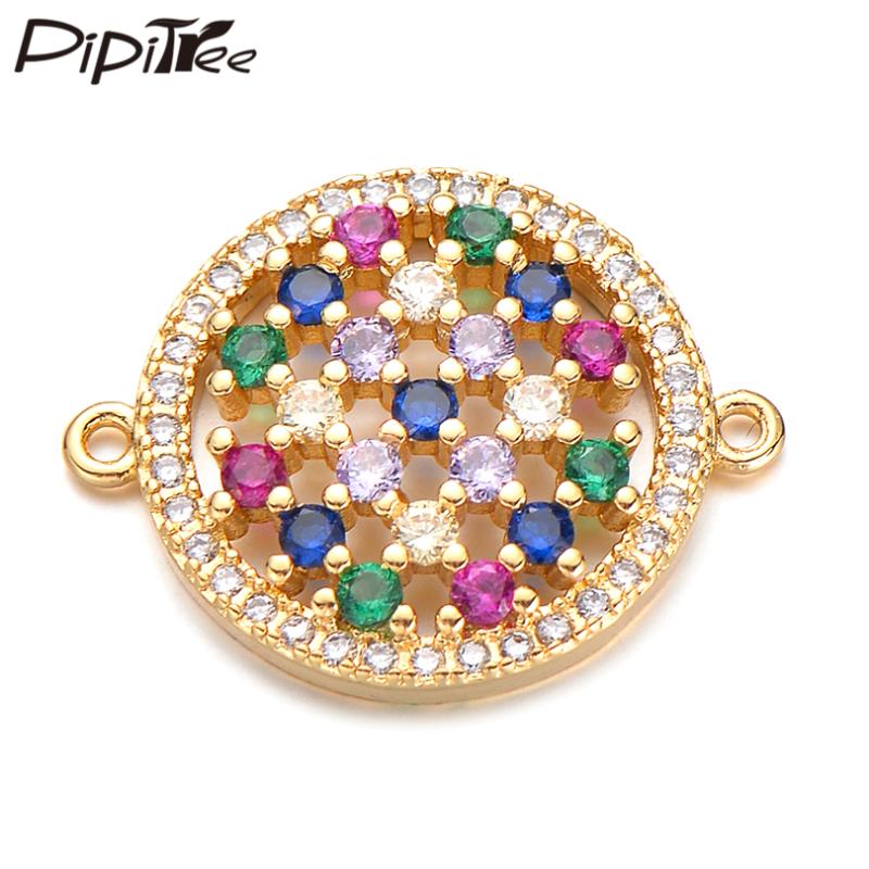Pipitree Delicate Pave Setting Multi Cubic Zirconia Round Charms Women Bracelet Pendant Connector DIY Trendy Charms Jewelry
Pipitree Delicate Pave Setting Multi Cubic Zirconia Round Charms Women Bracelet Pendant Connector DIY Trendy Charms Jewelry