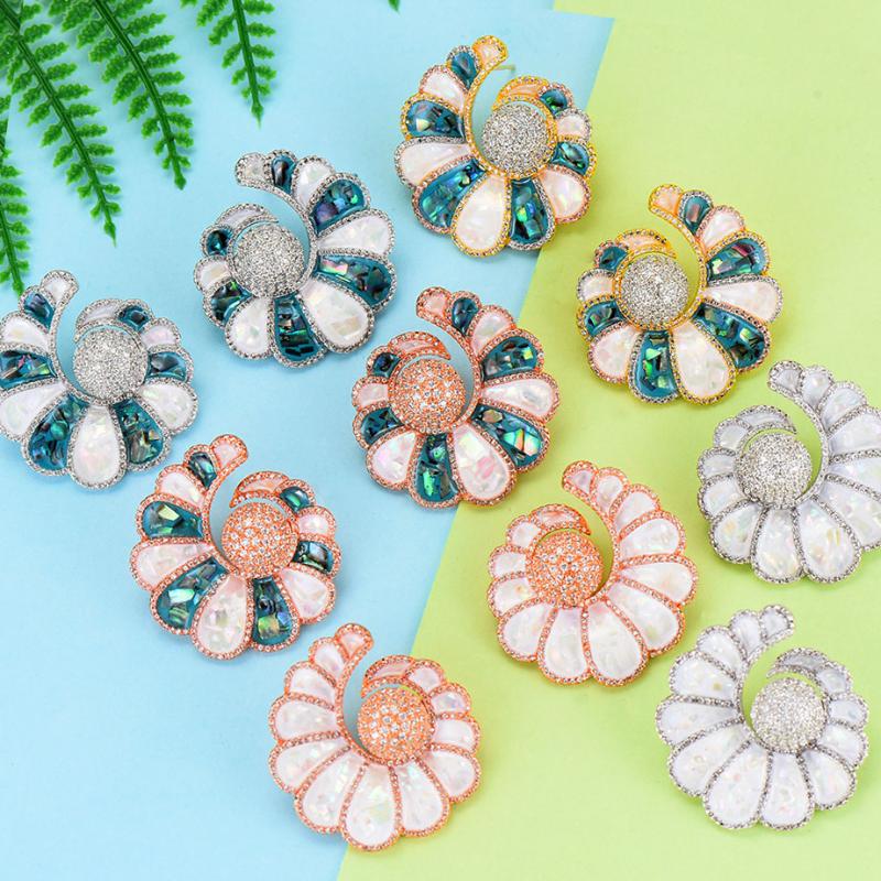 GODKI Shell Charms Multicolor Crystal Stud Earrings Trendy Statement WaterDrop Earrings For Women Fashion Jewelry
GODKI Shell Charms Multicolor Crystal Stud Earrings Trendy Statement WaterDrop Earrings For Women Fashion Jewelry