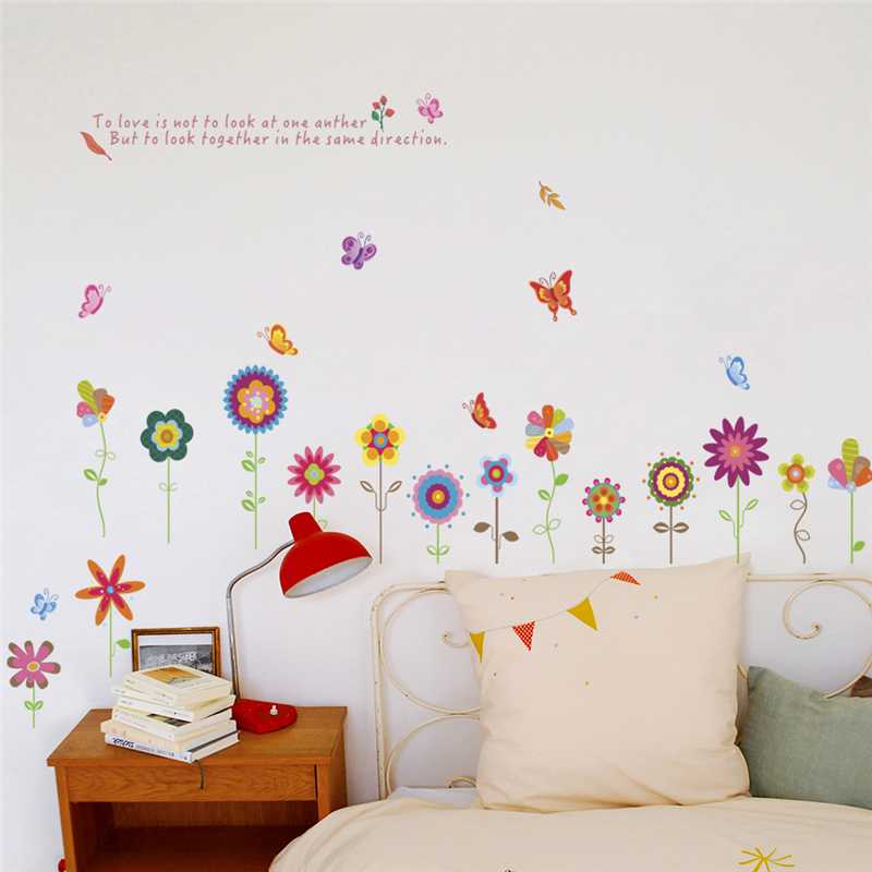 Colorful Flower Bee Butterfly Garden Wall Stickers For Kids Rooms Home Decor Cartoon Wall Decals Pvc Mural Art Diy Poster
Colorful Flower Bee Butterfly Garden Wall Stickers For Kids Rooms Home Decor Cartoon Wall Decals Pvc Mural Art Diy Poster