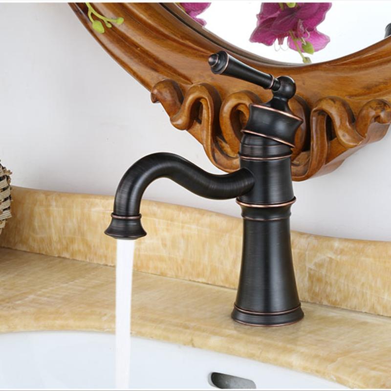 Basin Faucets ORB Oil Rubbed Bronze Black Bathroom Faucet Black Brass Toilet Sink Water Taps Basin Mixer Bath Tap 2409R
Basin Faucets ORB Oil Rubbed Bronze Black Bathroom Faucet Black Brass Toilet Sink Water Taps Basin Mixer Bath Tap 2409R