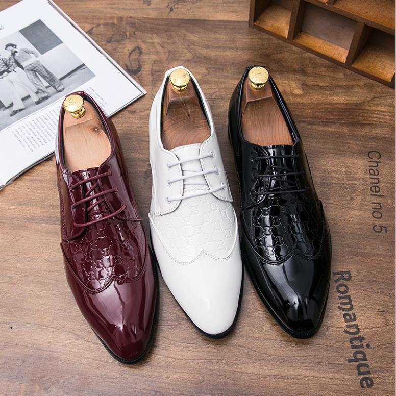 New British Groom Shoes 2021 Men's Slip On Split Leather Pointed Toe Men Dress Shoes Business Wedding Oxfords Formal Shoes For Male AL6978, Black
New British Groom Shoes 2021 Men's Slip On Split Leather Pointed Toe Men Dress Shoes Business Wedding Oxfords Formal Shoes For Male AL6978, Black