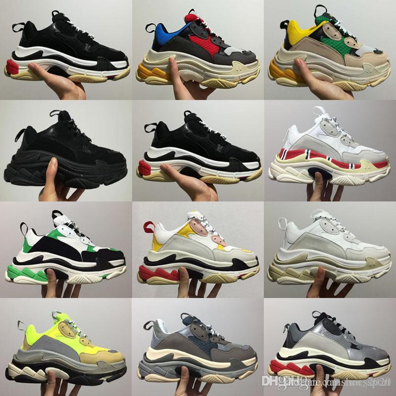 chaussures homme Triple S Old Grandpa mens luxury designer sneakers zapatillas women 17FW Paris fashion outdoor running shoes 35-45
chaussures homme Triple S Old Grandpa mens luxury designer sneakers zapatillas women 17FW Paris fashion outdoor running shoes 35-45
