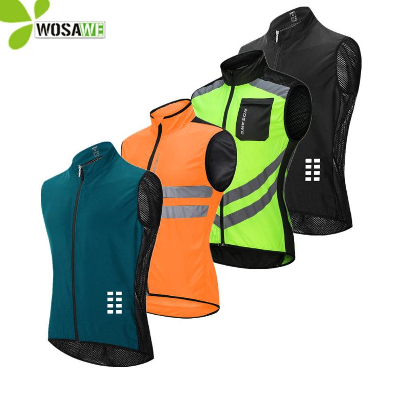 WOSAWE Sleeveless Cycling Jackets Coat High Visibility Reflective Breathable Top Clothing MTB Bike Bicycle Men's Windbreaker, Bl221g-
WOSAWE Sleeveless Cycling Jackets Coat High Visibility Reflective Breathable Top Clothing MTB Bike Bicycle Men's Windbreaker, Bl221g-
