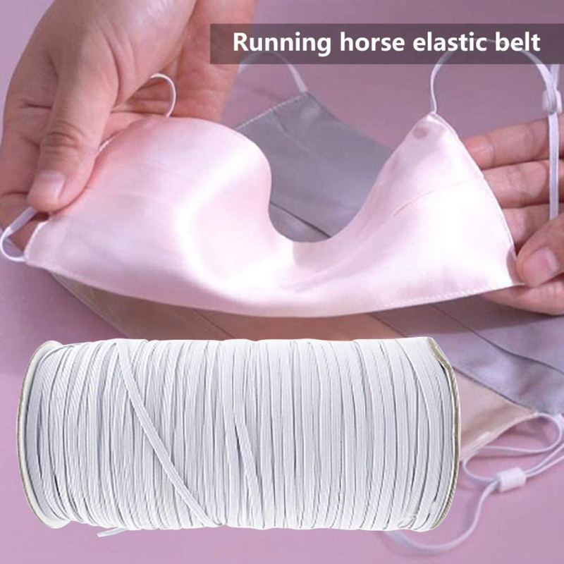 80/120/160/165 Yard Length DIY Braided Elastic Band Cord Knit Heavy Stretch High Elasticity Tool For Sewing DIY Mask
80/120/160/165 Yard Length DIY Braided Elastic Band Cord Knit Heavy Stretch High Elasticity Tool For Sewing DIY Mask