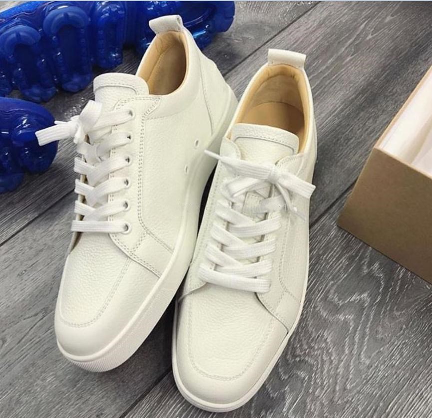 Factory Wholesale Grained Leather Classic Rantulow Flat Leather Sneakers Red Bottom Shoes Junior Lowcut Mens Shoes Red Sole Free Shipping, Colour 2
Factory Wholesale Grained Leather Classic Rantulow Flat Leather Sneakers Red Bottom Shoes Junior Lowcut Mens Shoes Red Sole Free Shipping, Colour 2