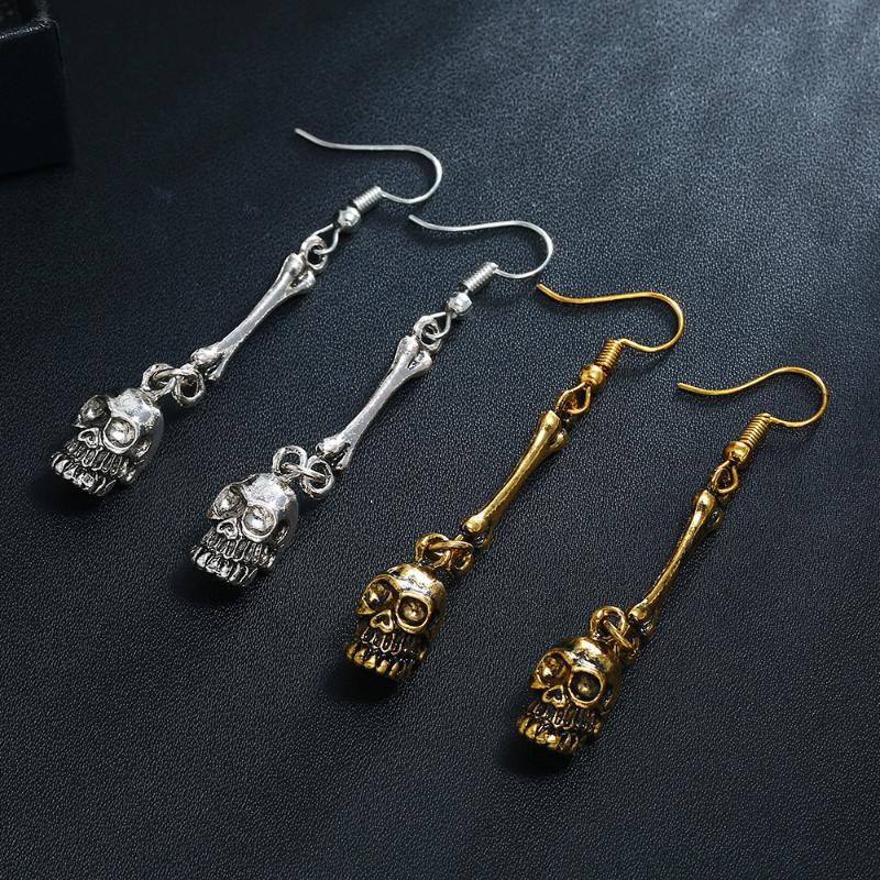 Vintage Skull Bones Dangle Earrings 2020 Punk Gothic Skull Women's Earrings Skeleton Drop Boho Jewelry Pendientes
Vintage Skull Bones Dangle Earrings 2020 Punk Gothic Skull Women's Earrings Skeleton Drop Boho Jewelry Pendientes
