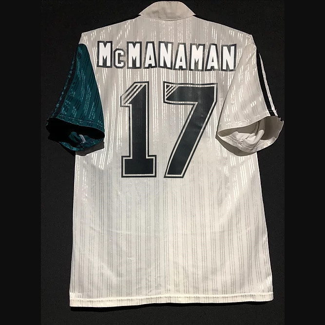 Retro Rush Fowler Barnes Owen McManaman Redknapp Berger Gerrard Beardsley Soccer Jerseys Classic Shirt Vintage Kit, 93-95 with epl patches 
Retro Rush Fowler Barnes Owen McManaman Redknapp Berger Gerrard Beardsley Soccer Jerseys Classic Shirt Vintage Kit, 93-95 with epl patches
