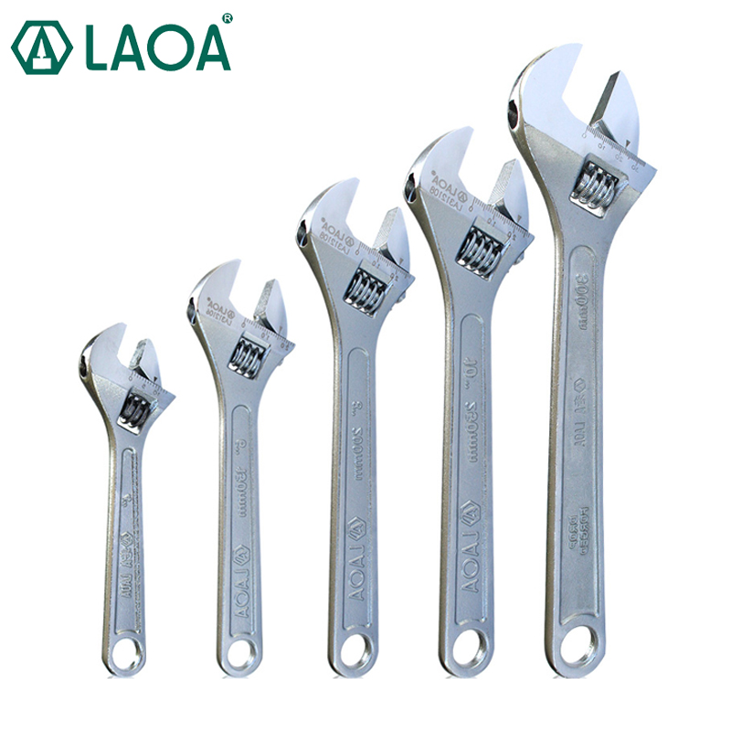 LAOA Monkey Wrench 4" 6" 8" 10" 12" Adjustable Spanner Shifting Spanner Car Repair Tools
LAOA Monkey Wrench 4" 6" 8" 10" 12" Adjustable Spanner Shifting Spanner Car Repair Tools