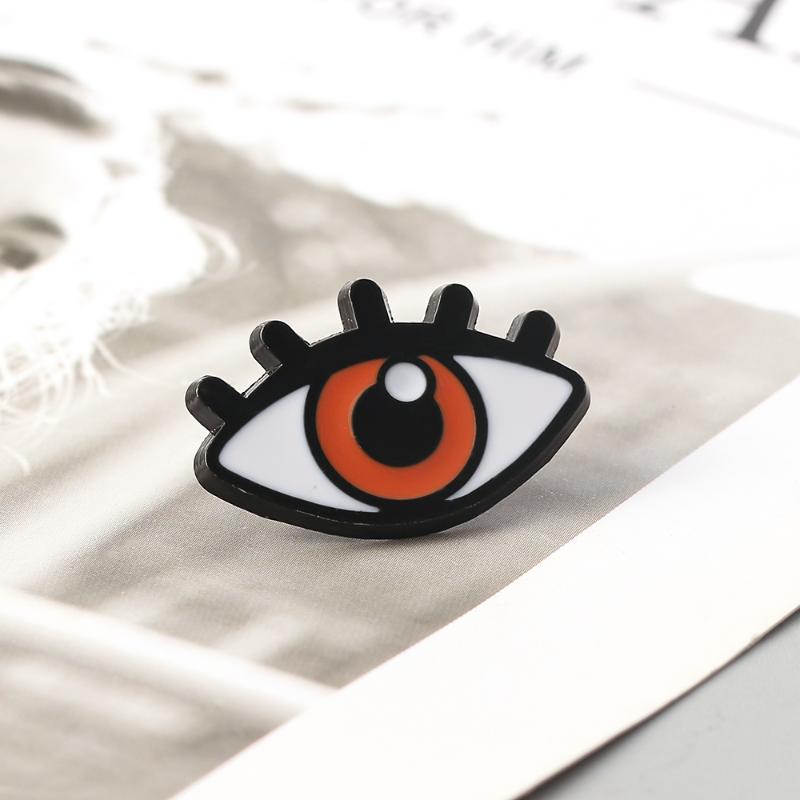 Exquisite Enchanting Eye Lapel Pin Trendy Orange Pupil Long Eyelashes Enamel Pin Fashion Jewelry Gifts For Backpack Clothes
Exquisite Enchanting Eye Lapel Pin Trendy Orange Pupil Long Eyelashes Enamel Pin Fashion Jewelry Gifts For Backpack Clothes