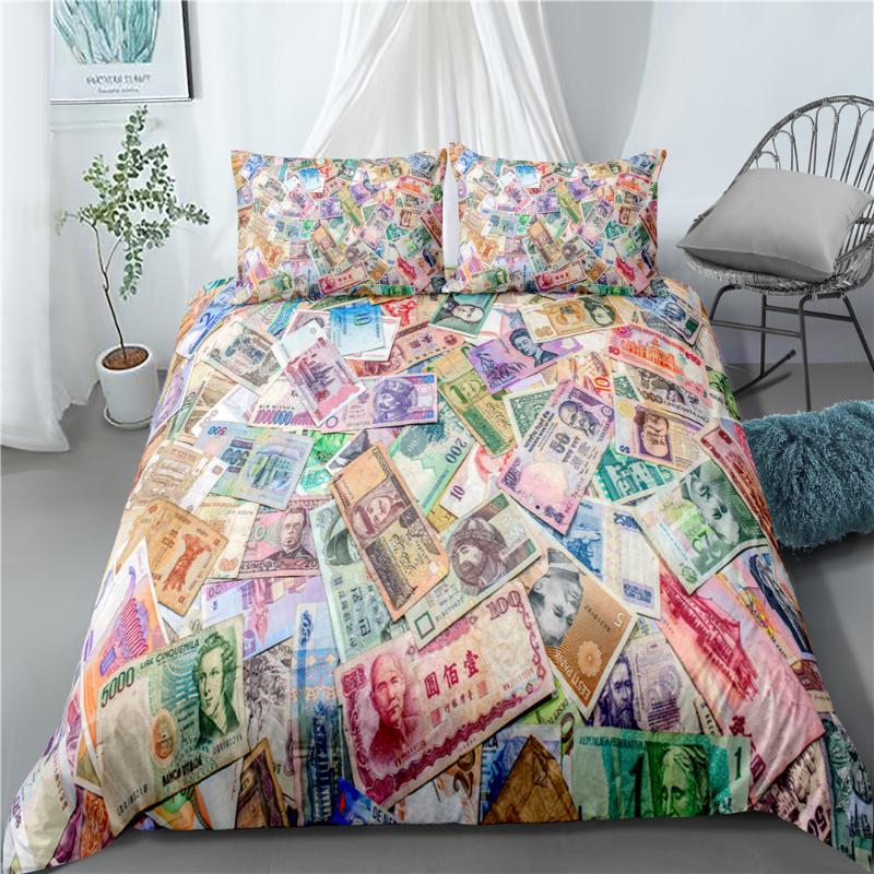Money Dollar Pound Space 3Pcs/Set Bedding Set Sheet Children Room Bed Sheet Pillow case Bedding Set Queen, Style 8 
Money Dollar Pound Space 3Pcs/Set Bedding Set Sheet Children Room Bed Sheet Pillow case Bedding Set Queen, Style 8