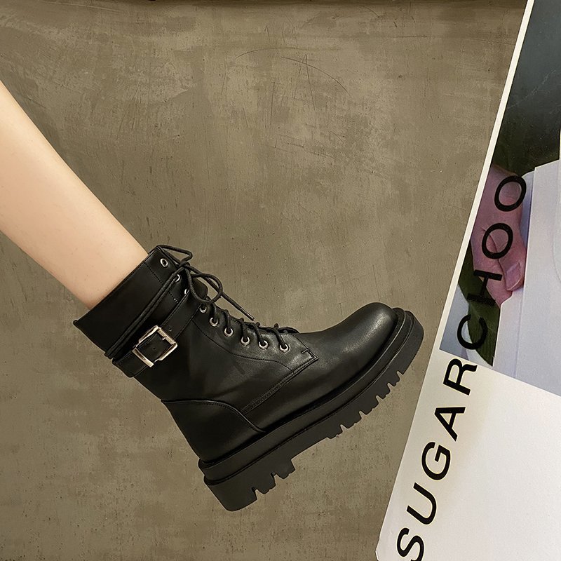 2020 Womens Autumn Boots 2020 New Fashion Hot Sale Women Shoes Round Toe Lace-Up Square Heel Platform Black Boots Botas De Mujer
2020 Womens Autumn Boots 2020 New Fashion Hot Sale Women Shoes Round Toe Lace-Up Square Heel Platform Black Boots Botas De Mujer