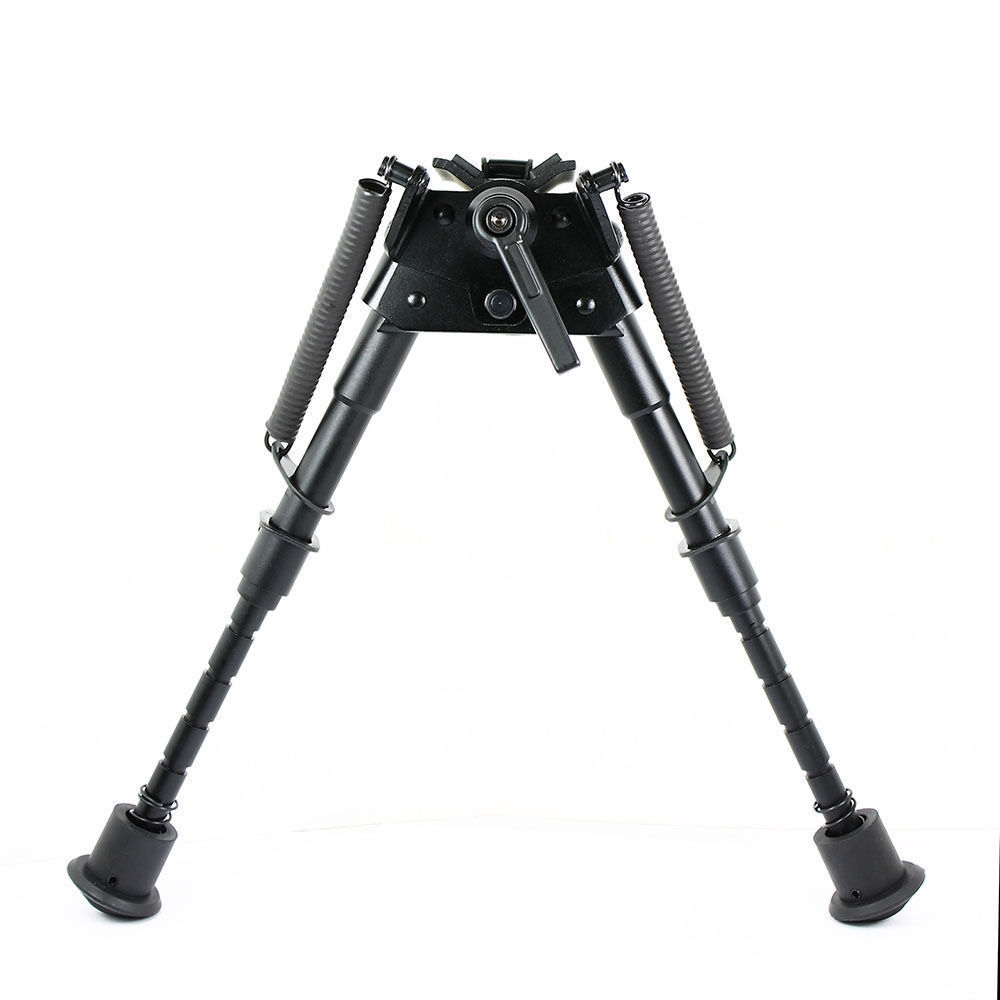 

airsoft M4 ar 15 accessories aluminum tactical QD adjustable 6-9 inches rifle bipod for hunting shooting black