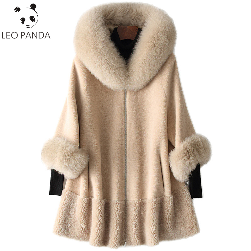 2020 Winter Real Fur Coat Women Fur Collar Long Jacket Korean Clothes Wool Coats Jackets, Beige
2020 Winter Real Fur Coat Women Fur Collar Long Jacket Korean Clothes Wool Coats Jackets, Beige