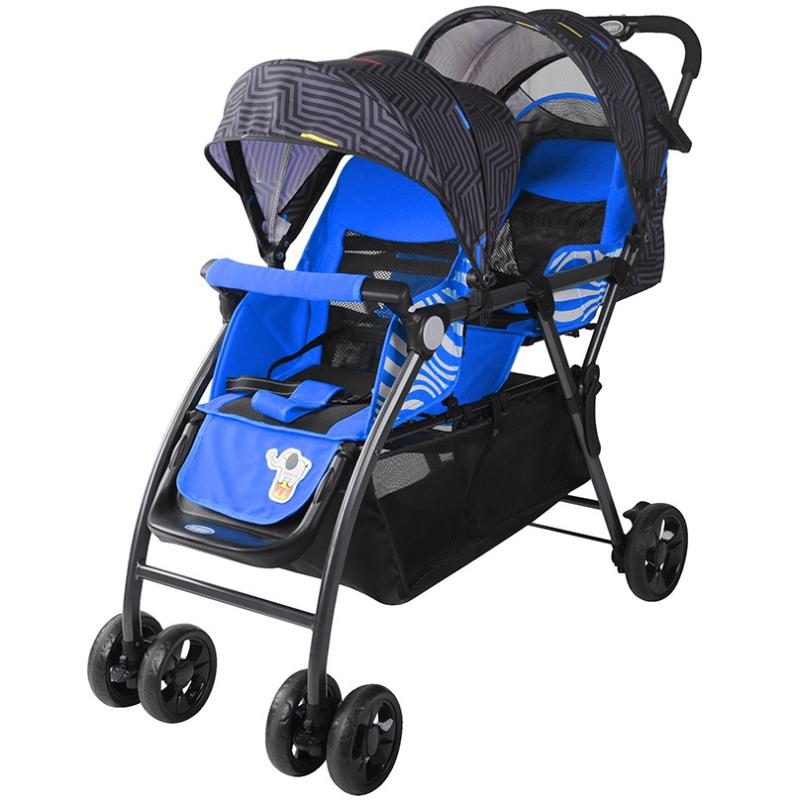 Twin strollerBaby stroller can sit reclining folding two-way lightweight high landscape baby newborn stroller
Twin strollerBaby stroller can sit reclining folding two-way lightweight high landscape baby newborn stroller